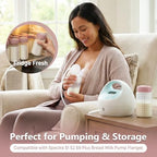 2PCS Breastmilk Storage Bottle, BPA Free Wide-Neck Spectra Bottles - Image 3