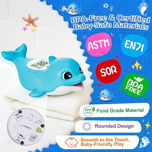 Baby Bath Thermometer for Newborn – Digital Bathtub Water Temperature - Image 6