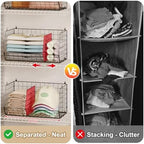 5 Tier Extra Large Closet Hanging Organizer - Image 6