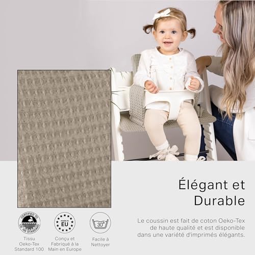 UKJE Cushion for Stokke Tripp Trapp | Soft Cotton, Extra Padded - Image 2