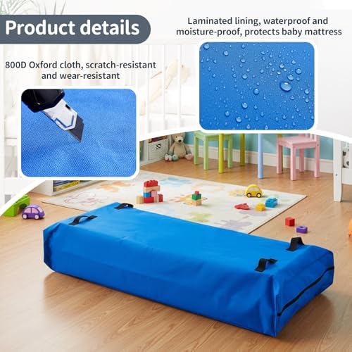 Colingmill 2 Pcs Reusable Crib Mattress Moving Bag, Oxford Cloth - Image 4