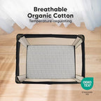2-Pack Mini Crib Sheets Fitted, 38x26 Pack N Play Mattress Sheets - Image 2