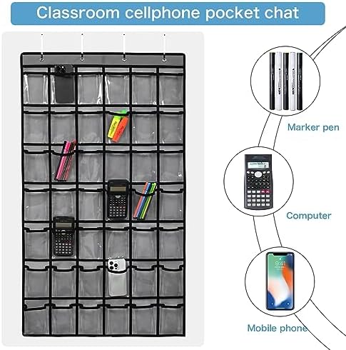 SAVERHO 42 Pocket Classroom Pocket Chart - Image 6