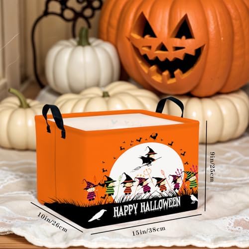 Halloween Basket Gift Cute Pumpkin Ghost Parties Decor Kid Trick or Treat Basket - Image 3