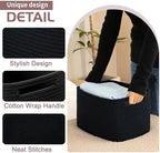 OIAHOMY 4 Pack Storage Baskets for Organizing 24L Cube Storage Bins Black - Image 2