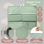 2inch Extra Thick Baby Bath Kneeler and Elbow Rest Pad Set + Hooded Towel - Image 6