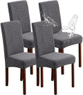 Genina Waterproof Dining Chair Covers Set of 4 Parsons Chair Slipcovers by Genina