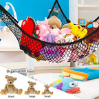 Toy Hammock for Stuffed Animals, Stuffed Animal Hammock Net Jumbo Plush Toy - Image 4