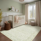 BILEEHOME Sage Area Rug for Bedroom Neutral Boho 5x8 Rugs by BILEEHOME