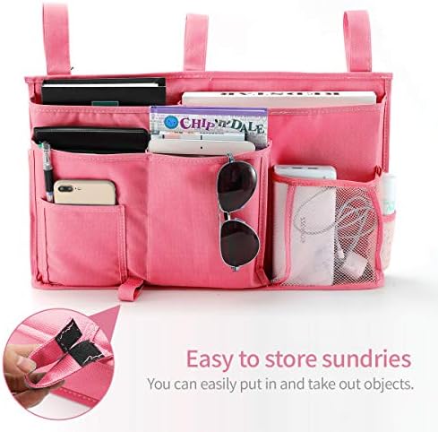 Bseash Bunk Bed Organizer, Bedside Caddy Hanging Bed Organizer Storage Bag 8 - Image 4