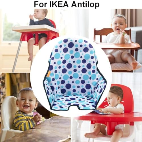 Cushion Cover - Wooden High Chair Pads, Washable Throw Cushion Covers, - Image 2