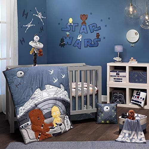 Lambs & Ivy Star Wars Signature Millennium Falcon 3-Piece Baby Crib Bedding Set by LambsIvy