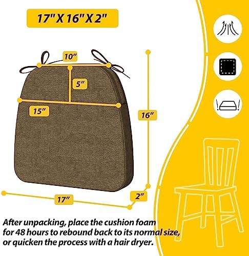AAAAAcessories Chair Cushions for Dining Chairs - Image 2