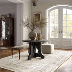 Washable Living Room Area Rug: 4x6 Bedroom Rug Non Slip Soft Boho Carpet - Image 3