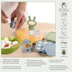 Easter Bunny Baby Breastmilk Popsicle Molds & Baby Fruit Feeder, Infant Food - Image 5