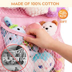 Over The Door Stuffed Animal Storage, Cotton Toy Organizer - Image 4