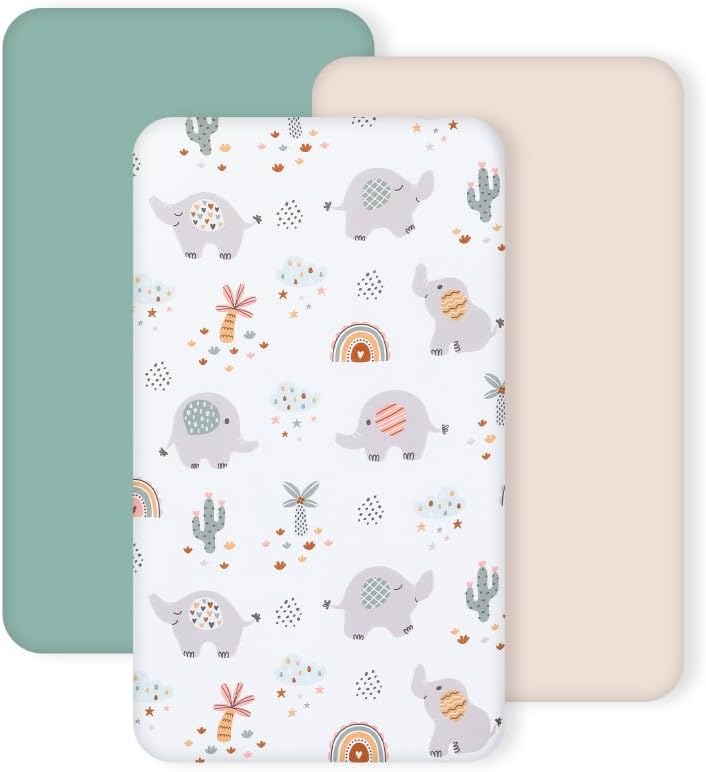 3 Pack Stretchy Bassinet Sheets by Haleeone
