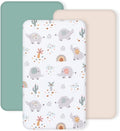3 Pack Stretchy Bassinet Sheets by Haleeone