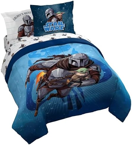 Jay Franco Kids Bed Set, The Mandalorian, 7 Piece Queen by JayFranco