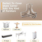 12 Pack Corner Protector, Baby Safety Corner Bumpers Covers, Furniture & Sharp - Image 3