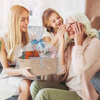 Cute Brown Gift Basket, Woven Baskets - Image 3
