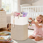Woven Laundry Basket for Clothes, 80L Large Rectangle Laundry Hampers - Image 6