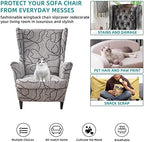 CRFATOP Wingback Chair Covers Wing Armchair Slipcovers - Image 4