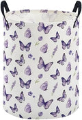 ESSME Kids Laundry Basket, Butterfly Hamper Collapsible Canvas Waterproof by ESSME