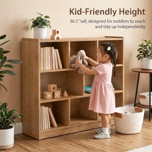 8 Cube Storage Organizer, Kids Cube Shelf Toy Storage - Image 5