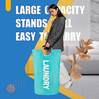 Caroeas 90L Laundry Basket, Waterproof Laundry Hamper, Laundry Bag - Image 3