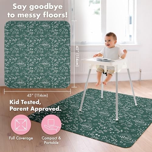 BapronBaby Pine Forest Waterproof Splash Mat Catch All Floor Cover - Image 4