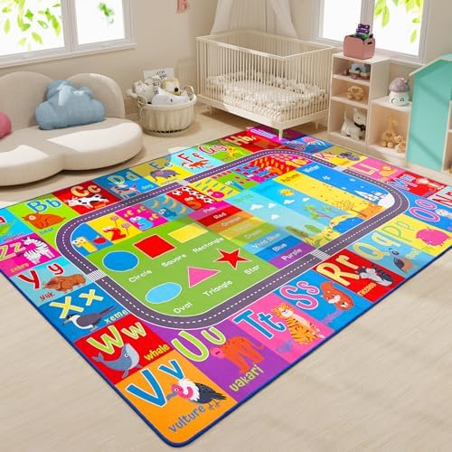 HOMORE Kids Rug, 10x14 Large Educational Rugs - Image 5