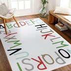 Topotdor ABC Area Rug, 59x83 Inch Soft Floor Carpet by Topotdor