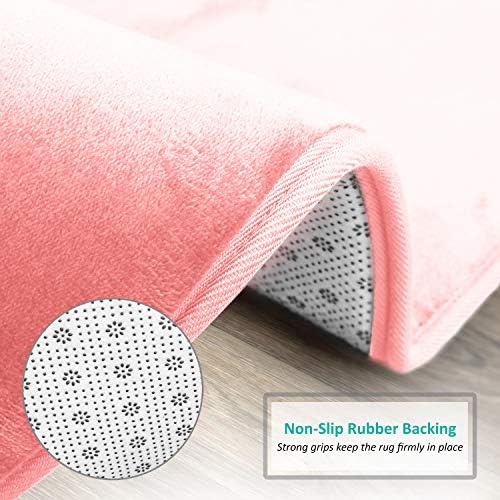 Clara Clark Bathroom Rugs, Velvet Memory Foam Bath Mat, Machine Washable Bath - Image 4