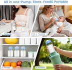 4 Pack 10oz Wide-mouth Breastmilk Storage Bottle - Image 7