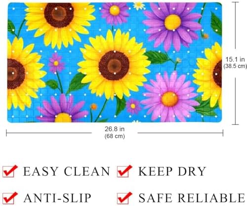 Baby Bath Mat Non Slip 26.8"x15.1" Bathtub Mat - Image 4