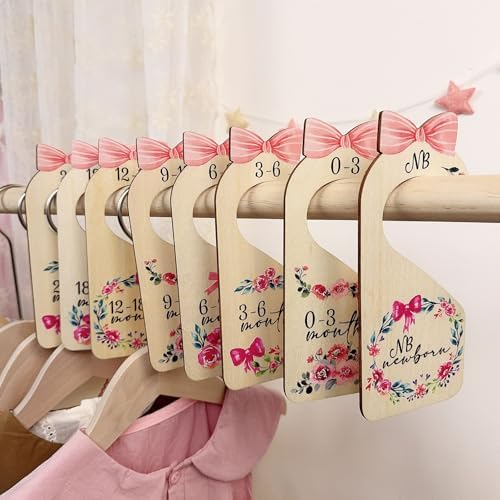 Baby Closet Dividers 8pcs Double-Sided Baby Clothes Dividers by LLUFO