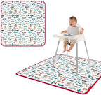 BapronBaby Retro Airplanes Waterproof Splash Mat Catch All Floor Cover by BapronBaby