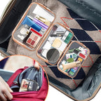 AURUZA Clear Makeup Bag, Portable Travel Toiletry Bags - Image 7