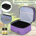 LUXJA Double-Layer Essential Oil Carrying Case Holds 30 Bottles - Image 4