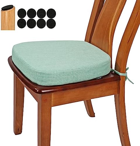 BUYUE Thickened 2.5" Friendly Woven Fabric Dining Chair Cushion, U-Shape High by BUYUE