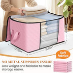 Fab totes 10 Pack Storage Bags for Clothes Blanket Storage Bins - Image 2