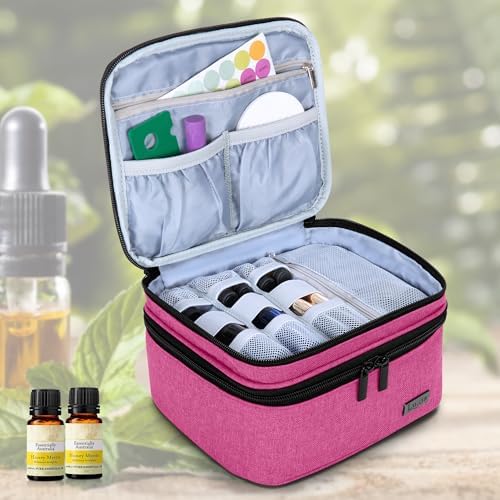 LUXJA Double-Layer Essential Oil Carrying Case Holds 30 Bottles - Image 2