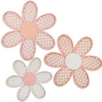Maitys 3 Pcs Boho Daisy Flower Wall Decor Nursery Art, Rustic Color by Maitys