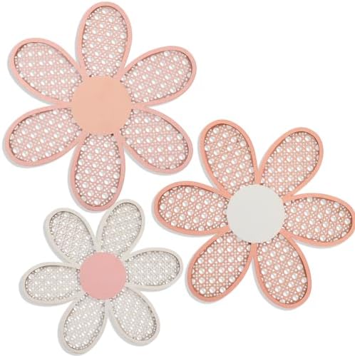 Maitys 3 Pcs Boho Daisy Flower Wall Decor Nursery Art, Rustic Color by Maitys