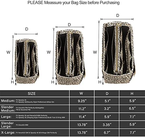 ZTUJO Purse Organizer Insert, Felt Bag Organizer - Image 2