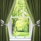 HIKMLK Leaf Shaped Curtain Tieback Holdbacks 2pcs, Handmade Metal Curtain Side - Image 6