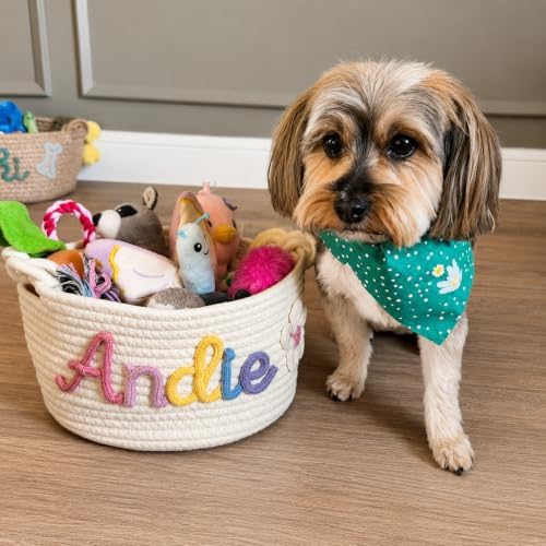 Personalized Dog Toy Basket - Image 2