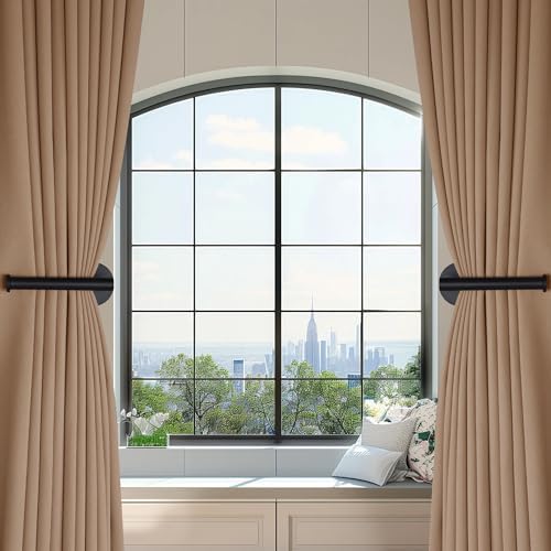 Groleca 2 Pack Curtain Holdbacks No Drill Curtain Tiebacks - Image 3