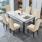 Genina Waterproof Dining Chair Covers Set of 4 Parsons Chair Slipcovers - Image 2